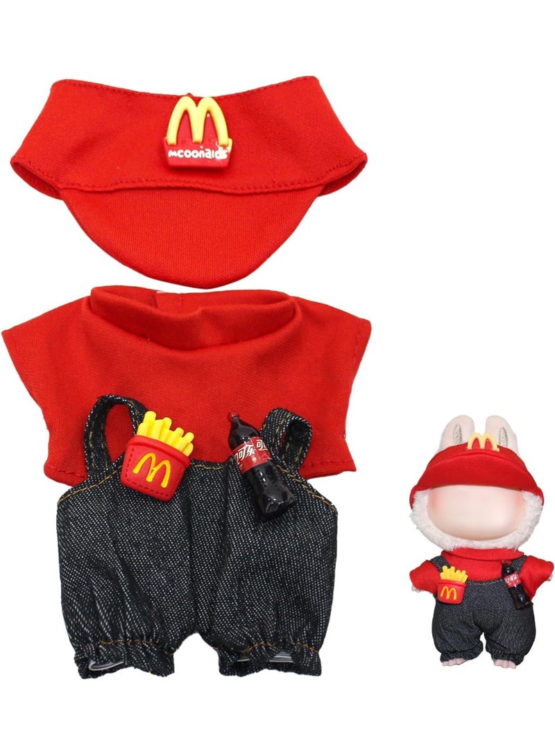 جورونب ملابس دمى لابوبو بطول 17 سم - متوافقة مع دمى لابوبو - بدون دمية - إكسسوارات أزياء لهواة الجمع. - Image 1