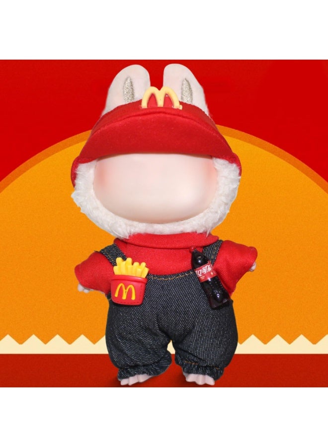 جورونب ملابس دمى لابوبو بطول 17 سم - متوافقة مع دمى لابوبو - بدون دمية - إكسسوارات أزياء لهواة الجمع. - Image 3