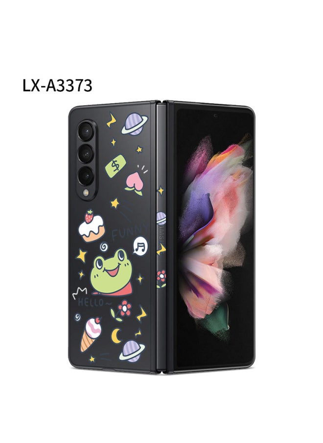 Generic For Samsung Fold3/4 All-inclusive Transparent Sticker Back Sticker W22 Sticker Personalized Color Sticker Folding Screen Fold2 Transparent-Color:LX-A3373-Dimensions:For Samsung Fold4 (color Through 3m)  - Image 1