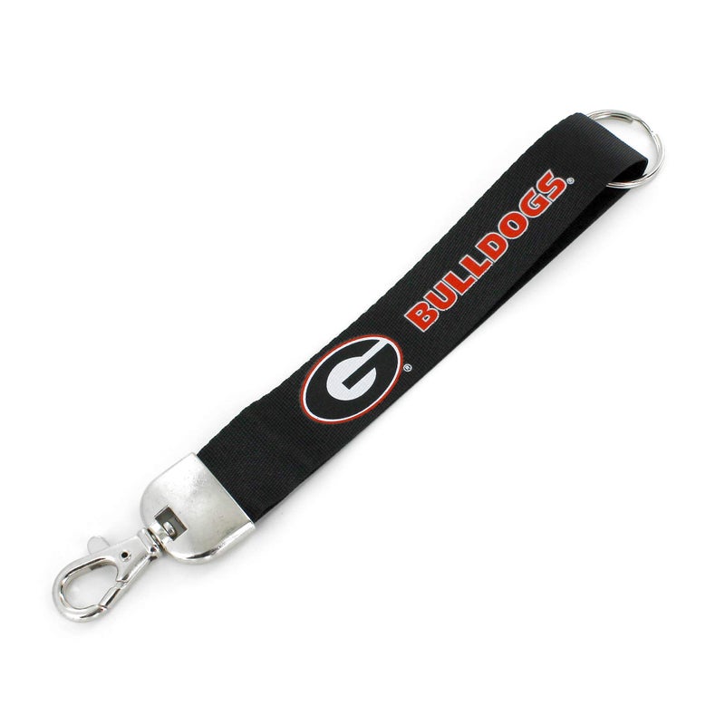 NCAA Georgia Bulldogs Deluxe Wristlet Keychain
