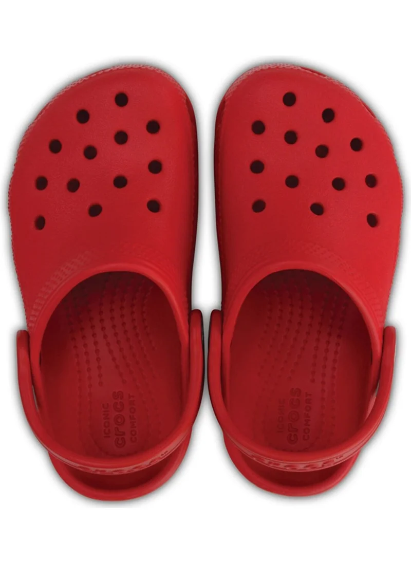crocs Classic Red Unisex Children's Slippers 206990-6EN
