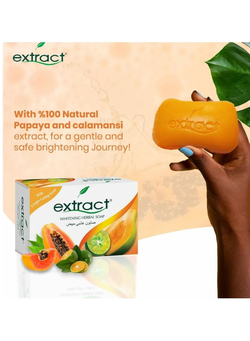 اكستراكت لوشن التبييض بخلاصة البابايا كالامانسي بمعامل حماية 10 - / 200 مل & صابون التبييض العشبي بخلاصة البابايا - Image 5