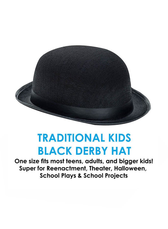 NIBEMINENT Halloween Costume Derby Hat - Image 2