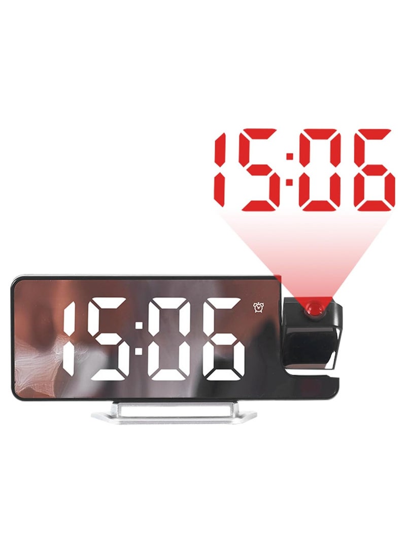 Beauenty Projection Clocks for Bedroom, Digital Clock Projection on the Ceiling, Twelve Twenty-Four Hours Automatic Darkening Display, Living Room, Classroom - Image 2