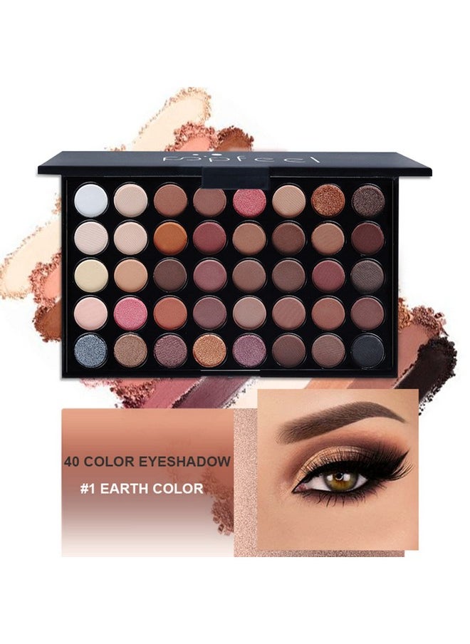 Pure Vie - Allinone Holiday Gift Surprise Makeup Set Essential Starter Bundle Include Eyeshadow Palette Lipstick Concealer Blush Mascara Eyeliner Face Powder Lipgloss Brush Full Makeup Kit For Women - Image 1