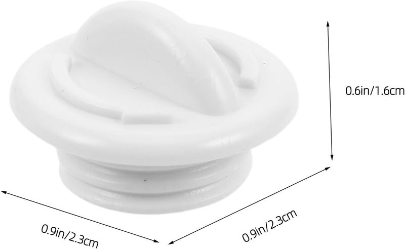 ABOOFAN 4pcs Leakproof Freezer Drain Hole Stoppers Universal Plastic Threaded Plugs Screw Caps Replacement Compatible for Haier Cooler Refrigerator - Image 5