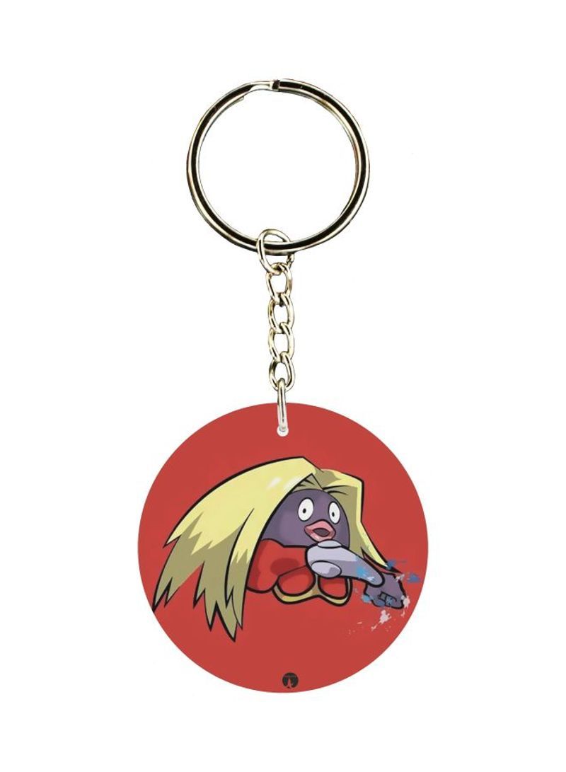 Cartoon Printed Keychain