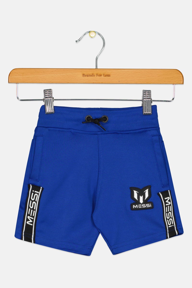 MESSI Toddlers Boy Sportswear Fit Outdoor Shorts, Blue - Image 2