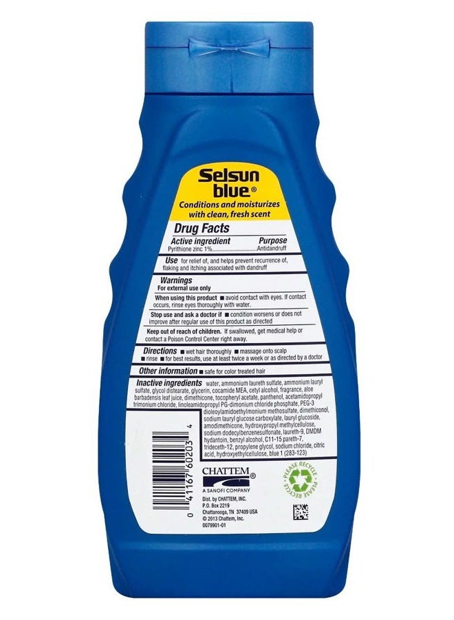 Selsun blue Shampoo Dandruff Itchy Dry Scalp 11 Ounce (325ml) (6 Pack) - Image 4