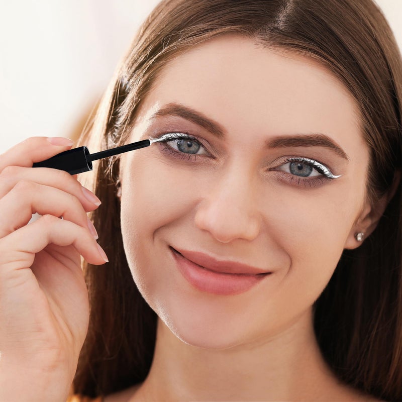 Profusion Cosmetics Bright Lights UV Neon & Pastel Eyeliner â€“ Smudge-Proof, Long-Wearing Eye Liner with Precise Retractable Tip, Waterproof & Budge-Proof Makeup for Brown Eyes (White) - Image 3