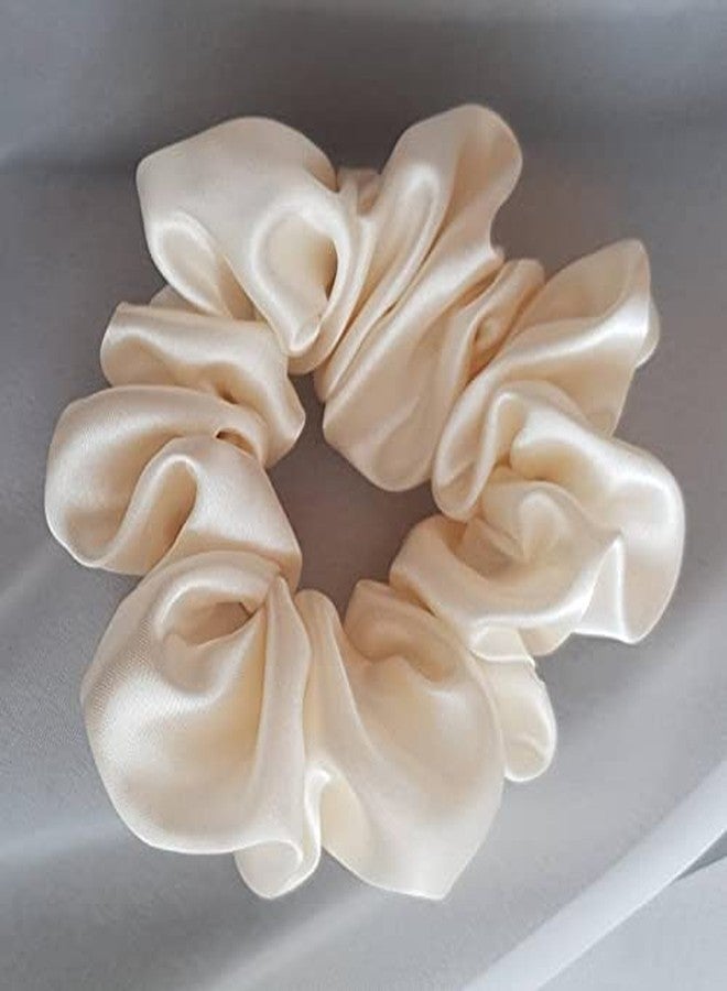 Viyanshi Silk Satin Hair Ties Scrunchies Elastic Hair Band for Women (s15) - Multicolor - Image 4