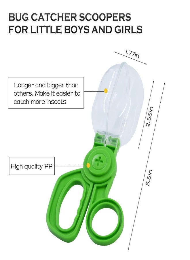 POMIKU Bug Catcher Scoopers for Kids, 4PCS Handy Scoopers for Bug Catching, Fine Motor Skills Toys for Children Ages 3+ - Image 3