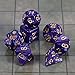 CiaraQ DND Polyhedral Dice Set with Dice Bag for Dungeons and Dragons RPG MTG Role Playing Table Games Purple - Image 4
