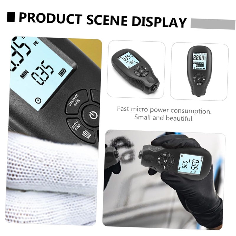 MAGICLULU 1pc Paint Coating Thickness Gauge Practical Non Conductive Tester for Auto Paint Measurement Construction Easy to Carry No Battery Included - Image 2