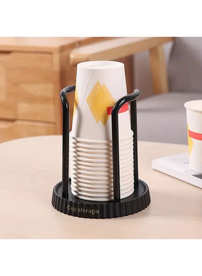 Beige Disposable Cup Dispenser Easy Access for Home Office and Cafe Countertops - Image 5