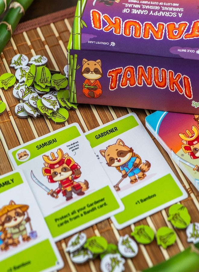 Synapses Games | Tanuki | Take-That Card Game | Non-Stop Player Interaction | 3 to 8 Players | 20 Minutes | Ages 7+ - Image 3