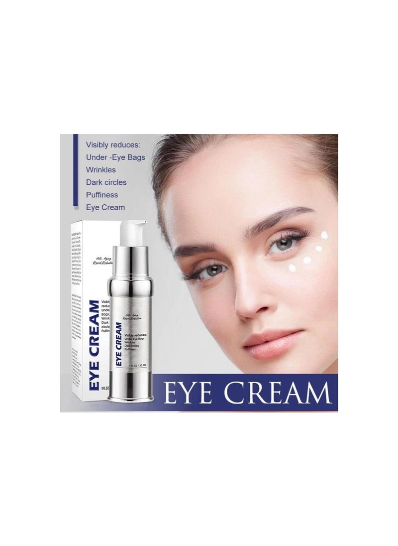 silvercnc - Anti-Wrinkle Magic Eye Cream, Collagen Boost Anti-Aging Serum Rapid Reduction Eye Cream, Instantly Reduces Wrinkles, Under-Eye Bags, Dark Circles (2Bottles) - Image 1