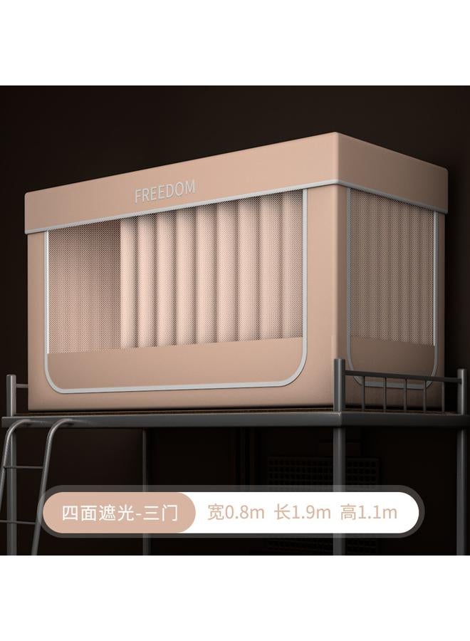 Bluejw 2024 New College Students' Dormitory Bedroom Mosquito Net Bed Curtain Bedroom Upper Bed Lower Bed Shading Bed Sheet Integrated Bed Curtain - Image 1