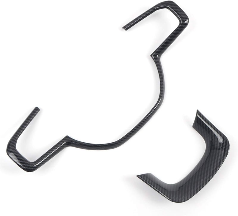 DEMULAX Carbon Fiber Steering Wheel Trim for Dodge Ram 1500 - Image 1