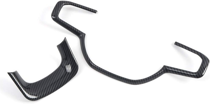 DEMULAX Carbon Fiber Steering Wheel Trim for Dodge Ram 1500 - Image 2