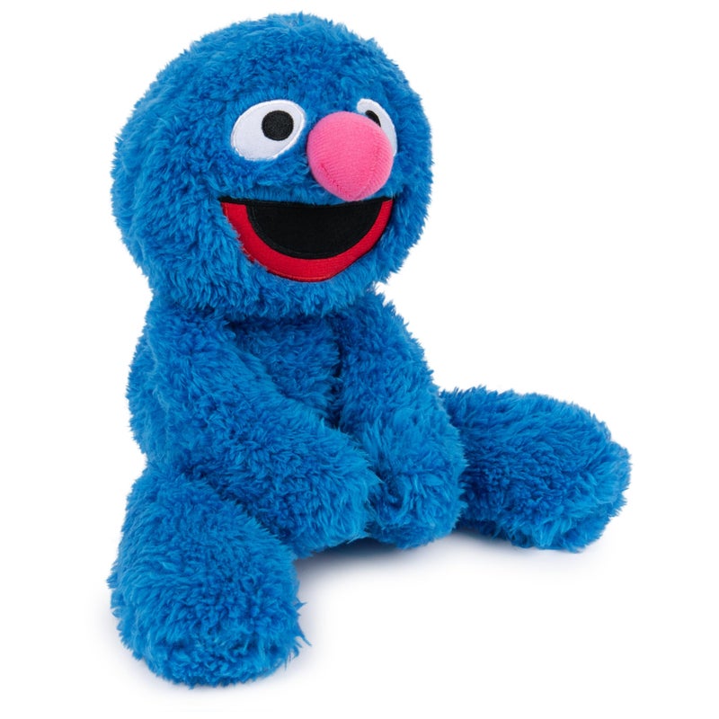 GUND Sesame Street Official Grover Take Along Buddy Plush, Premium Plush Toy for Ages 1 & Up, Blue, 13” - Image 4