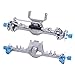 FACCNOY 9mm 124 Aluminum Front Rear Straight Axle with Hydraulic Steering Link for RC Crawler SCX24 Deadbolt 90081 C10 Jeep Gladiator Titanium - Image 2