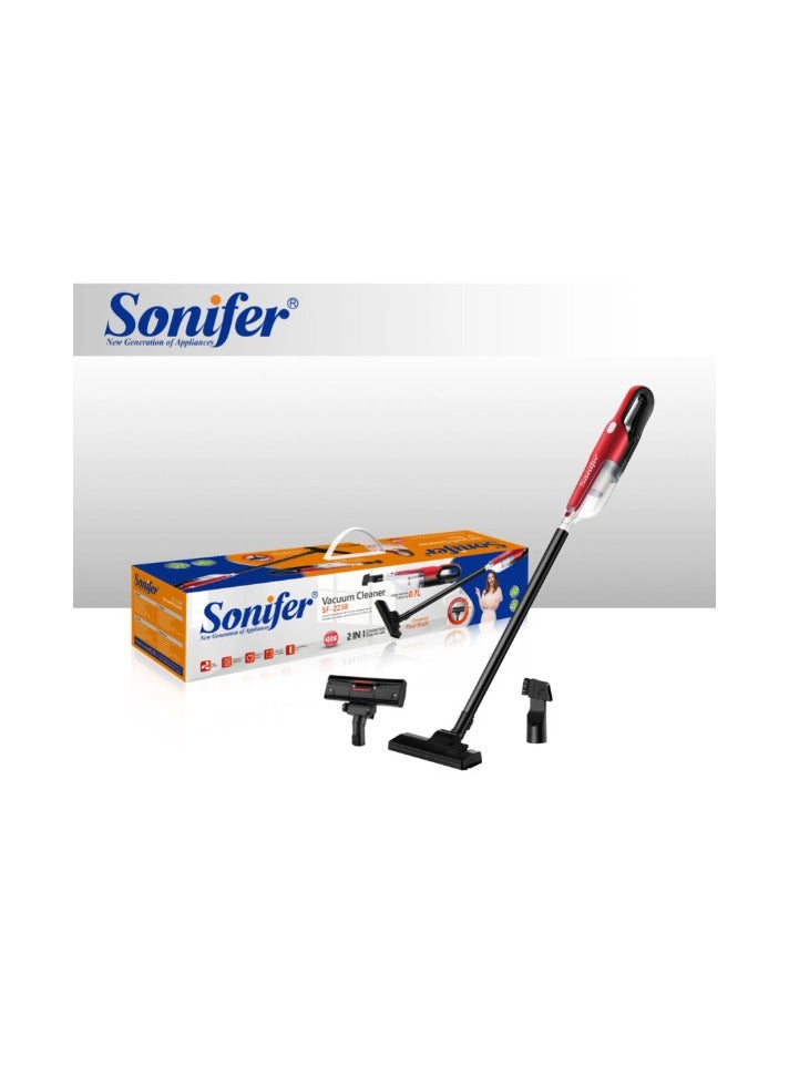 Sonifer 2 In 1 Portable Vertical Wire Vacuum Cleaner 400W Power 0.7 L 400 W SF-2238 Multicolor - Image 1