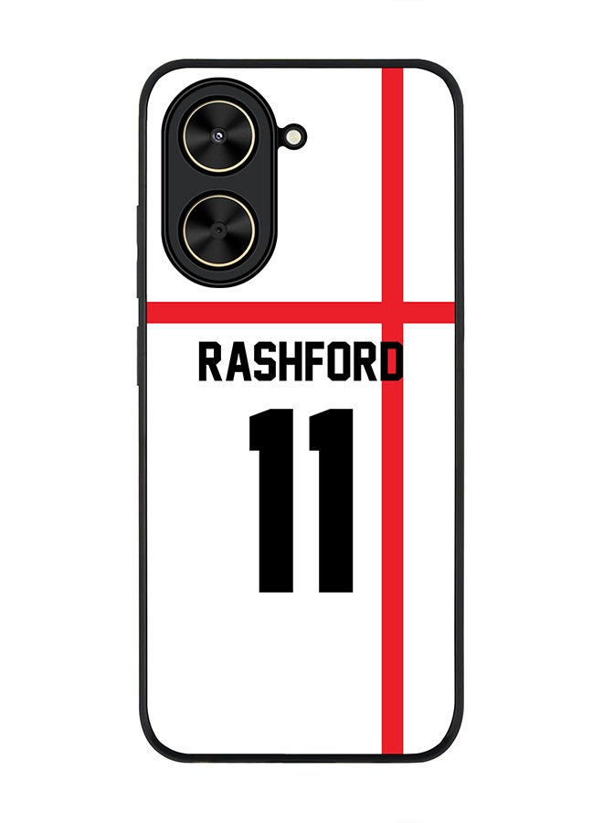 Stylizedd For Xiaomi Poco C71 / Redmi A5 4G Case,Slim fit Camera Protection, Shockproof Thin Phone cover  - Football - England,  RashFord