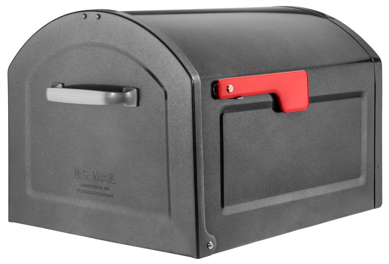 Architectural Mailboxes 950020P-10 Centennial Post Mount Mailbox, Extra Large, Pewter - Image 1