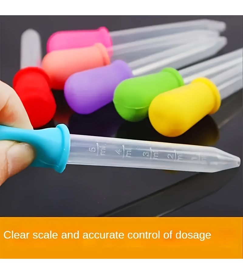 Mixed Color 20Pcs Silicone Liquid Droppers Odorless Easy Clean Epoxy Painting Tool - Image 5