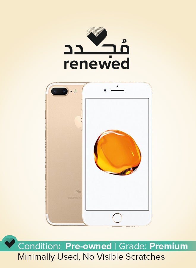 ابل  مجدد - آيفون 7 بلس مع فيس تايم ذهبي 32 جيجابايت 4G LTE - Image 1