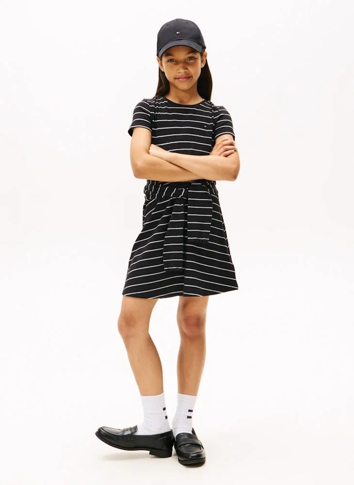TOMMY HILFIGER Kids Festive Lurex Skater Dress