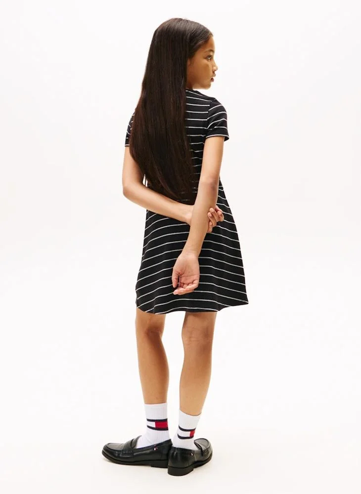 TOMMY HILFIGER Kids Festive Lurex Skater Dress