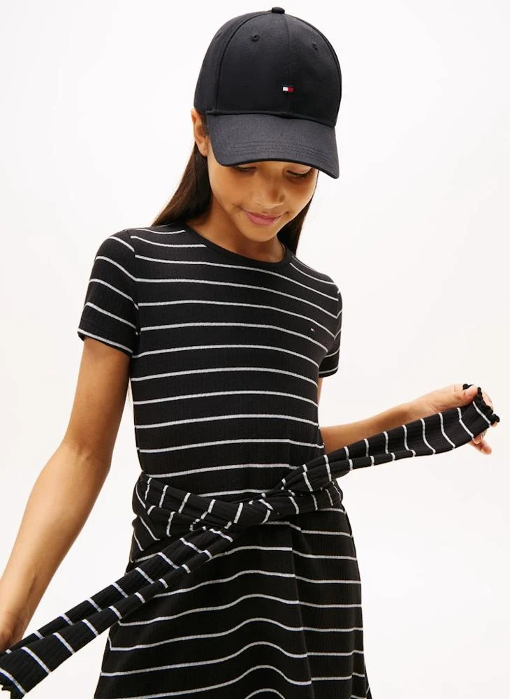 TOMMY HILFIGER Kids Festive Lurex Skater Dress