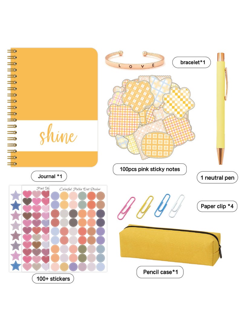 DIY Jounary Set Handbook Diary Gift Box Clip Thin Set Sticker Children'S Stationery Set