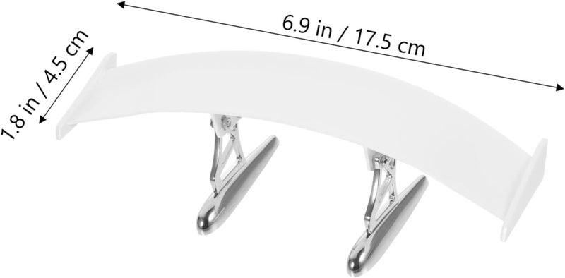 ULTECHNOVO Car Tail Wing Spoiler Adjustable Rear Wing for Vehicle Exterior Mini Trunk Lip Enhances Stability and Sporty Style Non-Punching Installation Compatible with Cars - Image 2