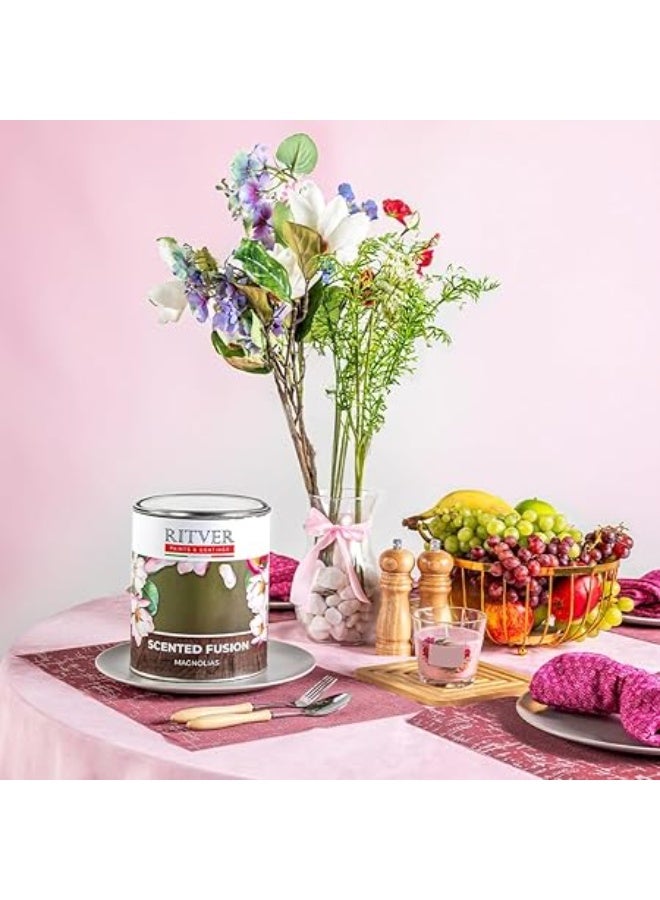 ريتفر طلاء جدران مستحلب برائحة الماغنوليا من ريتفر، مثالي للتشطيبات الداخلية، برائحة الماغنوليا، 3.6 لتر، شفافية عالية، لمسة نهائية غير لامعة (كريمي) - Image 5