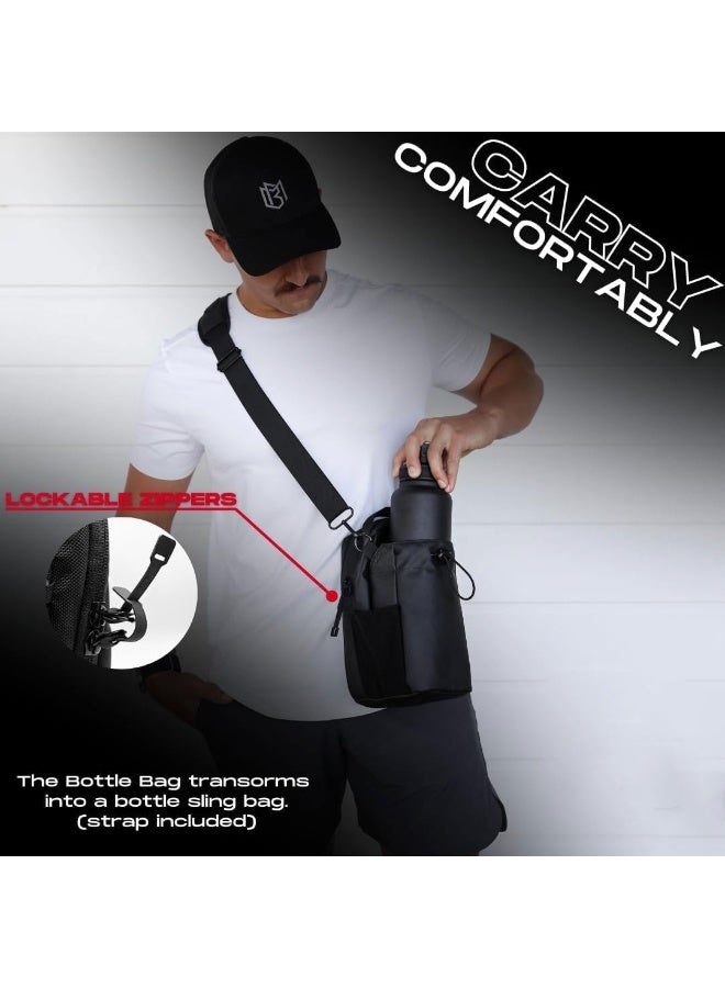 Zarra Traders Magnetic Gym Bag for Men & Women – Stylish Fitness Backpack with Magnetic Water Bottle Sling Holder, Travel Organizer, and Durable Storage for Sports, Workouts and Outdoor Adventures - Image 4