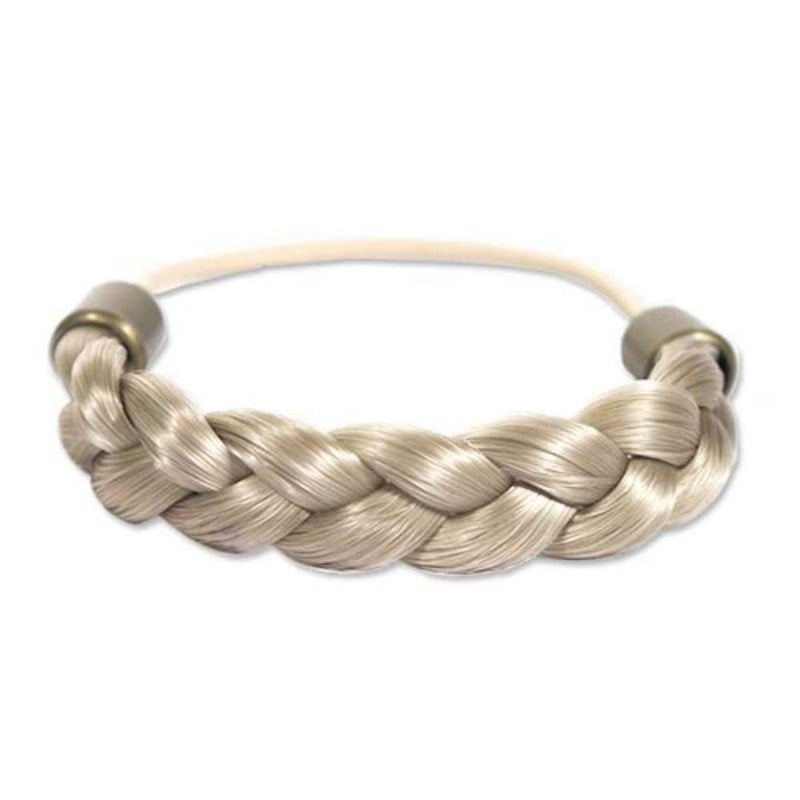 Mia Braided Tonytail Braided Ponytail Holder Made of Synthetic Wig Hair wElastic Rubber Band for Women Girls Dancers Students  Blonde 1pc