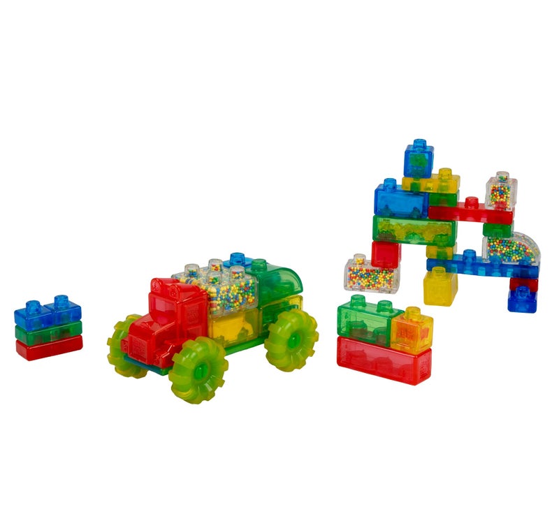 Goliath Jelly Blox Vrroom! Truck Kit | Includes 35 Blocks | Toddler & Preschool Building Blocks Kids Can Squeeze, Stretch, Squish | MESH ACCREDITED | Safety Tested Ouch-Free | Sensory Play Toy Ages 2+ - Image 3
