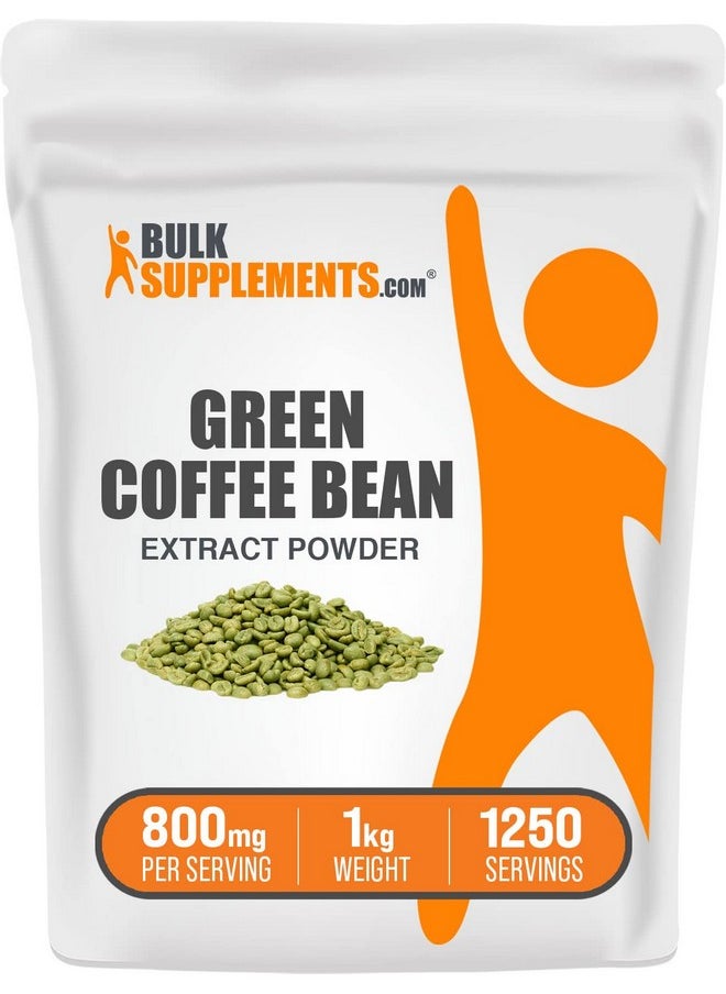 BulkSupplements Com Green Coffee Bean Extract Powder Herbal Supplement Powder Energy Support Gluten Free 250Mg Per Serving 400 Servings 100 Grams 35 Oz  - Image 2