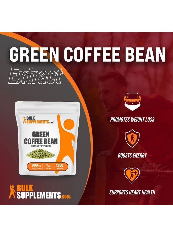 BulkSupplements Com Green Coffee Bean Extract Powder Herbal Supplement Powder Energy Support Gluten Free 250Mg Per Serving 400 Servings 100 Grams 35 Oz  - Image 4