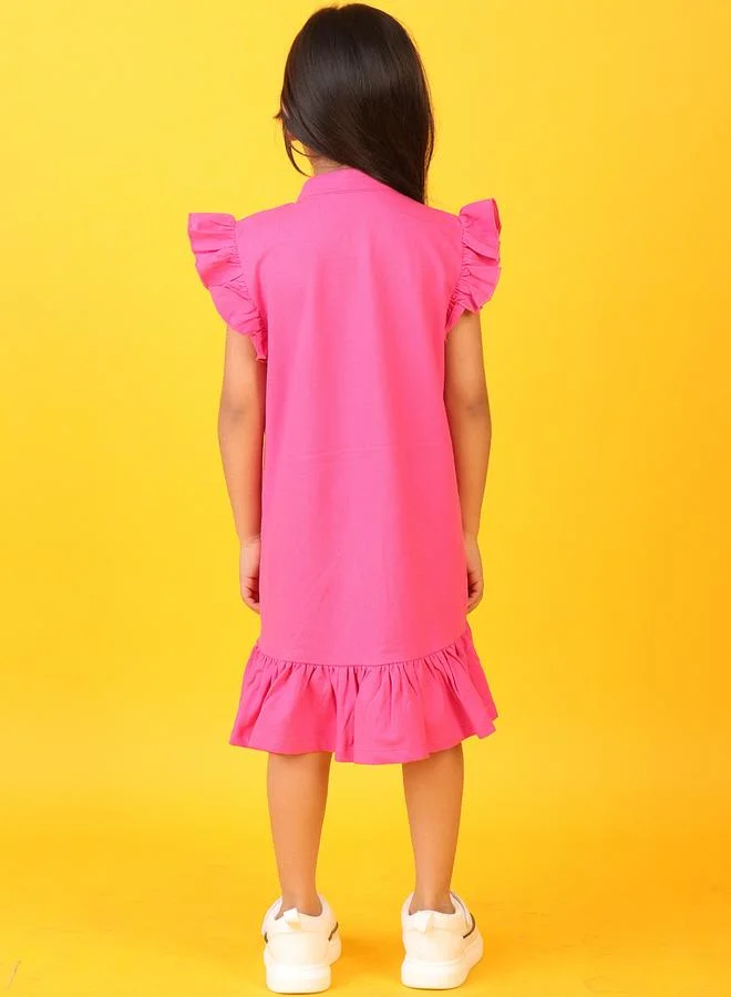 Anthrilo Ruffled A-Line Dress