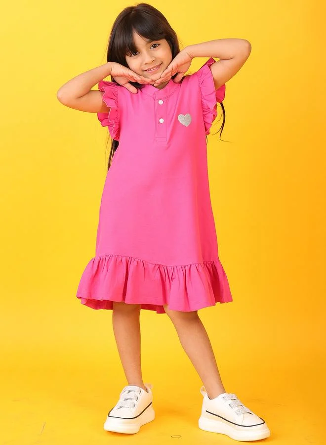 Anthrilo Ruffled A-Line Dress