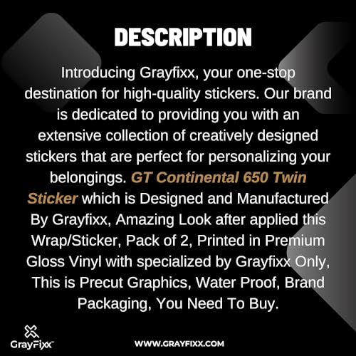 Grayfixx 650 Twin Logo Sticker for Continental GT - Image 3