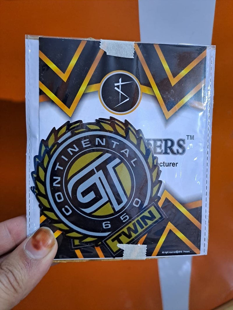Grayfixx 650 Twin Logo Sticker for Continental GT - Image 4