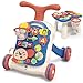 QDRAGON 3 in 1 Baby Walker and Activity Center for Boy Learning to Walk Sit to Stand Early Educational Push Toys with Music Panel for Infant Toddler 1218 Months Blue - Image 3