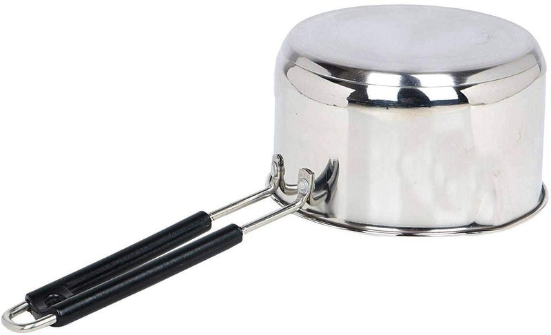 JGS Stainless Steel Induction and Gas Stove Heavy Base Sauce Pan for Cooking 1500 ML - Image 3