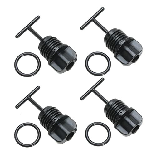 Ducpuve Drain Plug and O-Ring for Yamaha Wave Runner FX 140 Cruiser GP SUV VXR Pro Venture Blaster Jammer Raider XLT XL 500 650 700 760 800 1100 1200 1300 R Replaces EU0-62282-00-00 EU0622820000, 4 PCS - Image 1