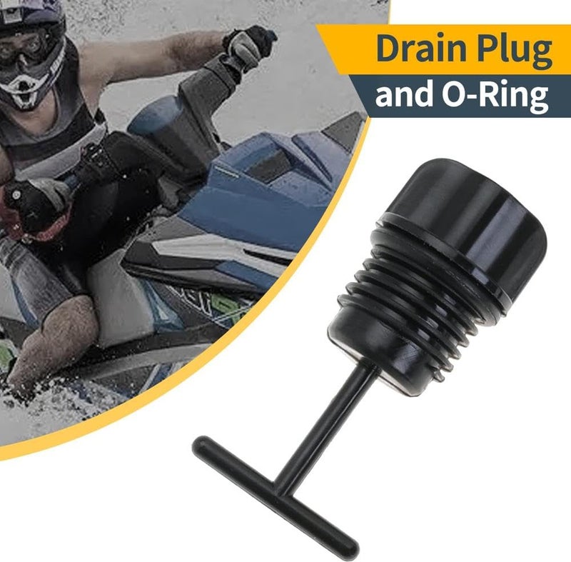 Ducpuve Drain Plug and O-Ring for Yamaha Wave Runner FX 140 Cruiser GP SUV VXR Pro Venture Blaster Jammer Raider XLT XL 500 650 700 760 800 1100 1200 1300 R Replaces EU0-62282-00-00 EU0622820000, 4 PCS - Image 4